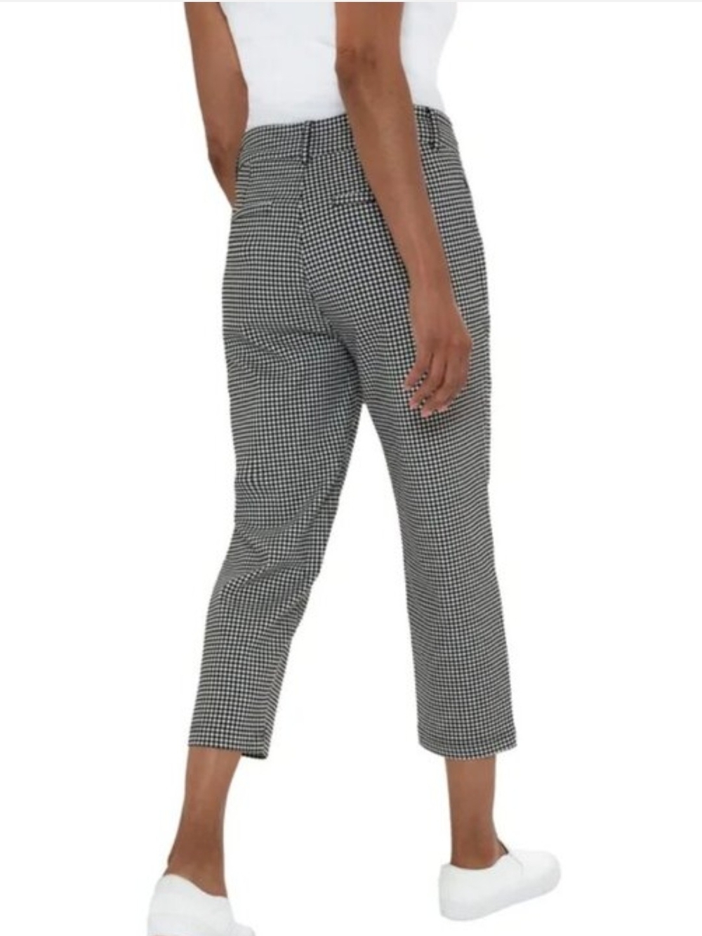 Mario Serrani Women's Black & White Capri Pants Large - Picture 2 of 2